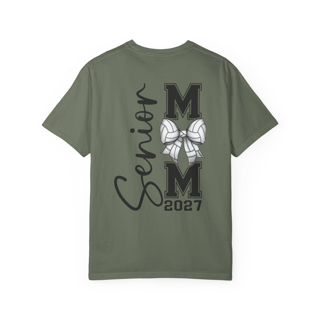 Front and Back Senior Mom 2027 T-Shirt