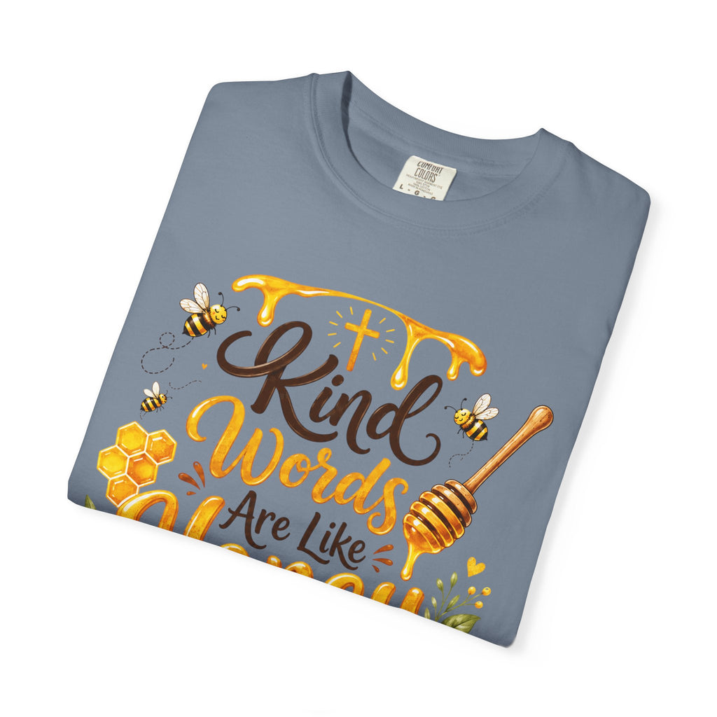 "Kind Words Are Like Honey" Floral Christian Graphic Tee