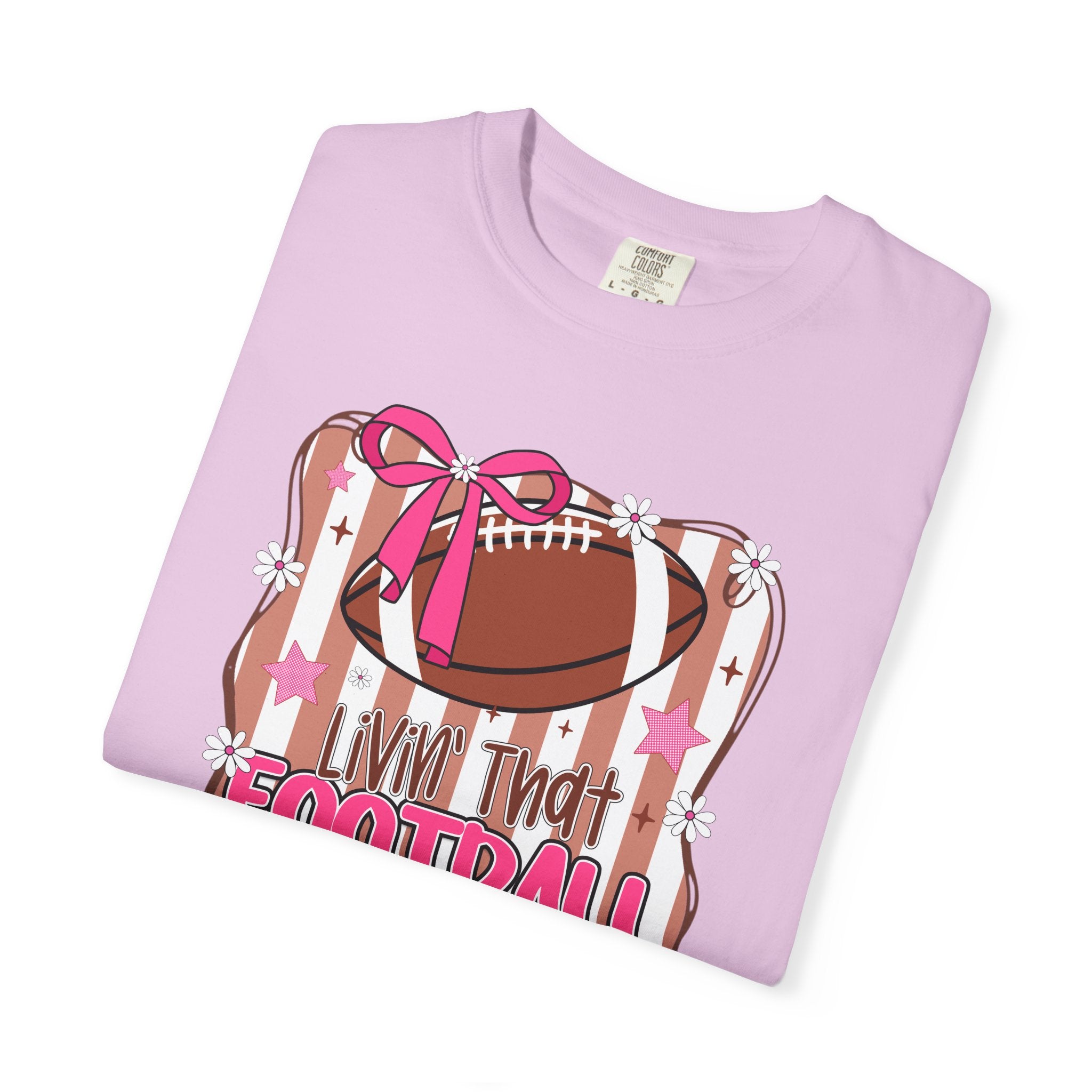 I Live That Football Mom Life Graphic Tee