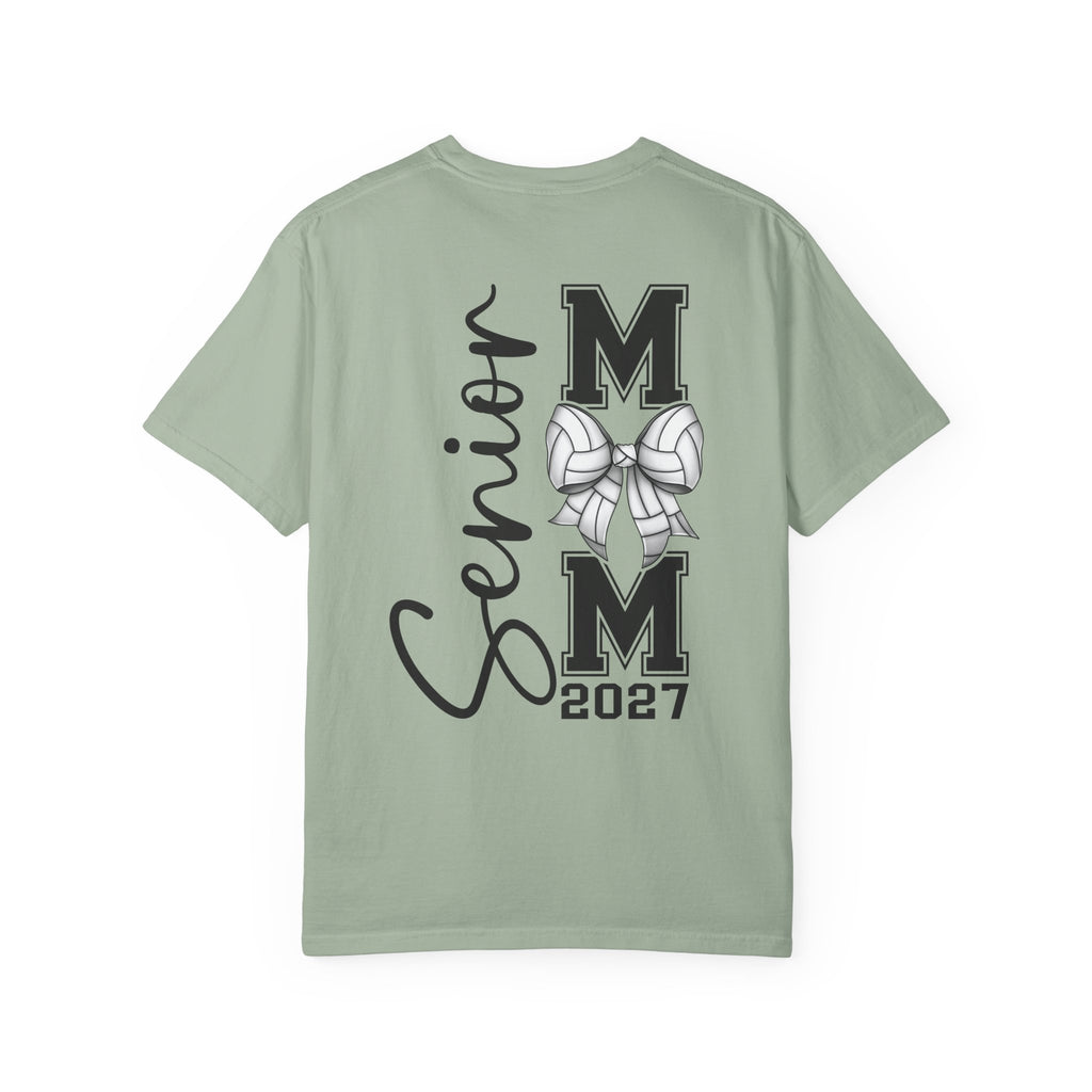 Front and Back Senior Mom 2027 T-Shirt