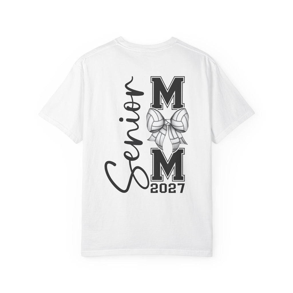 Front and Back Senior Mom 2027 T-Shirt