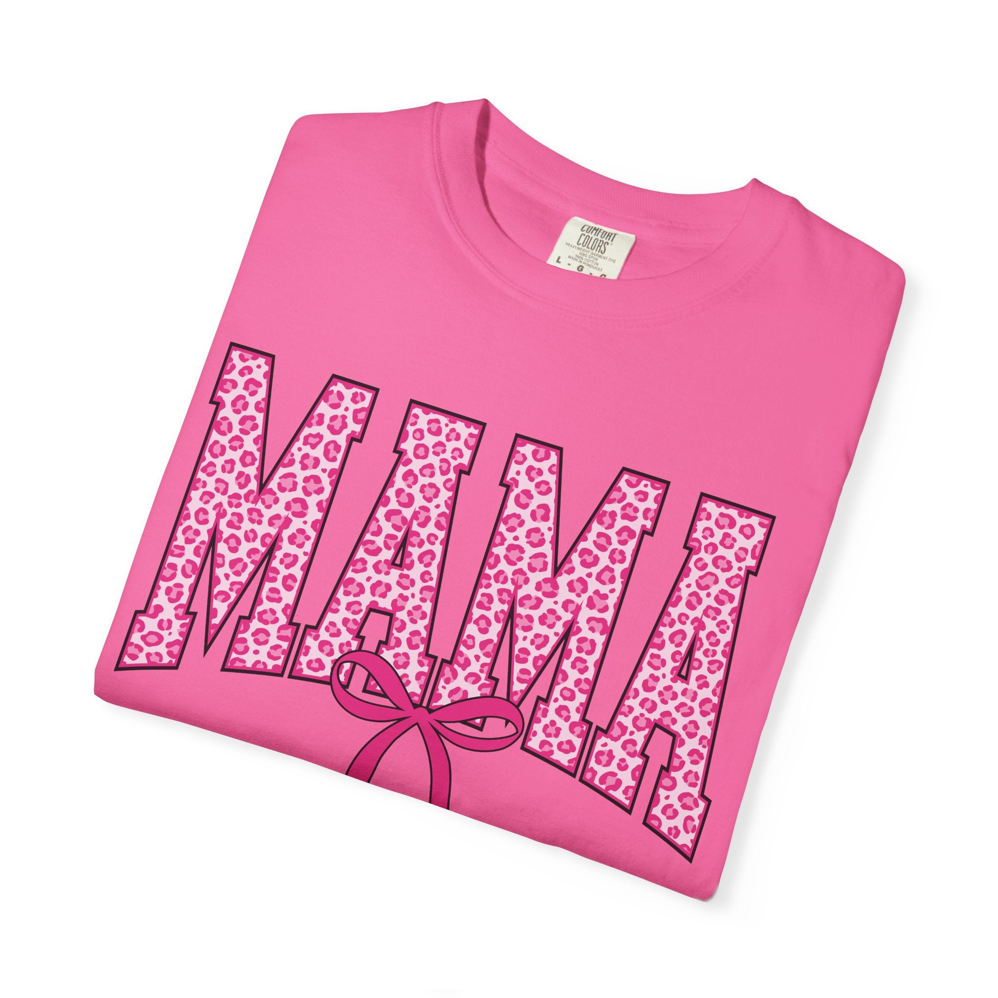 Mama Leopard Print T-Shirt