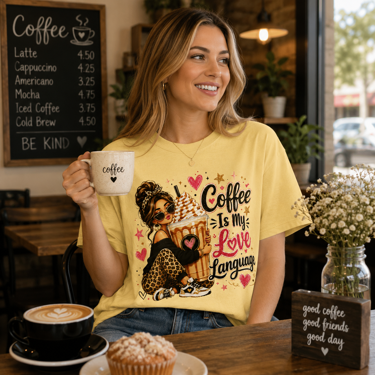 Coffee Is My Love Language T-Shirt