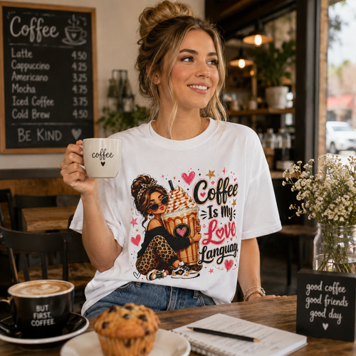 Coffee Is My Love Language T-Shirt