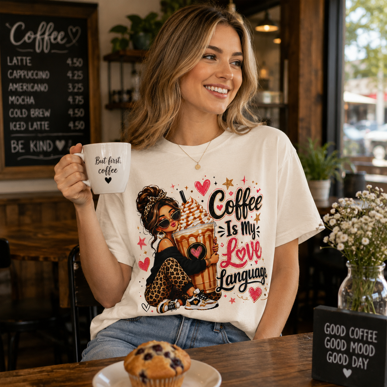 Coffee Is My Love Language T-Shirt
