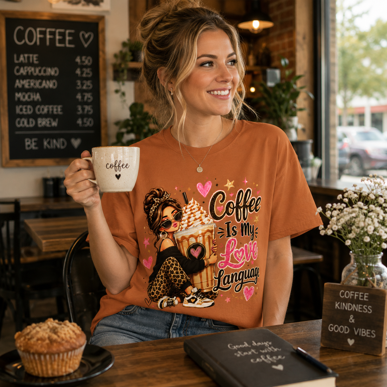 Coffee Is My Love Language T-Shirt