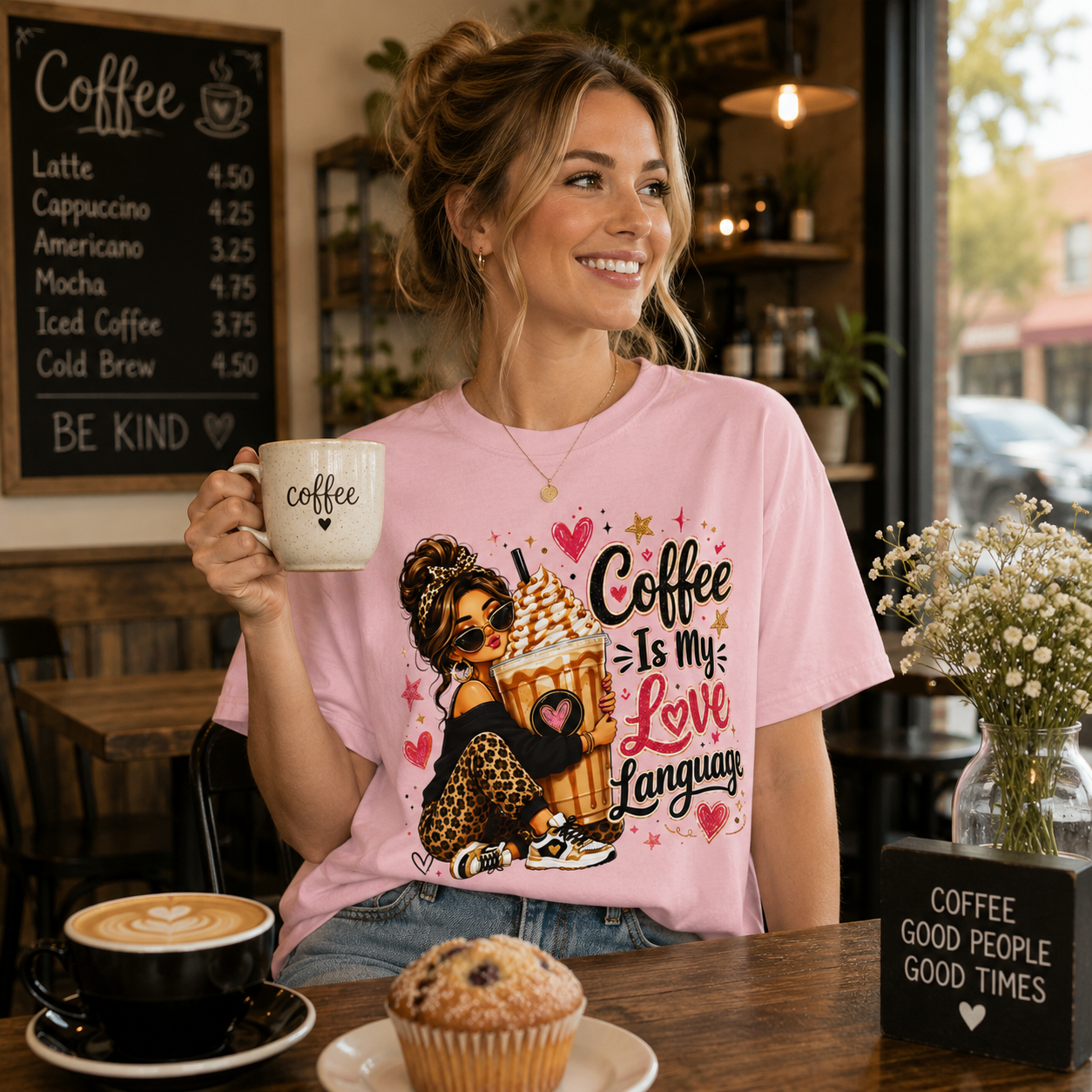 Coffee Is My Love Language T-Shirt