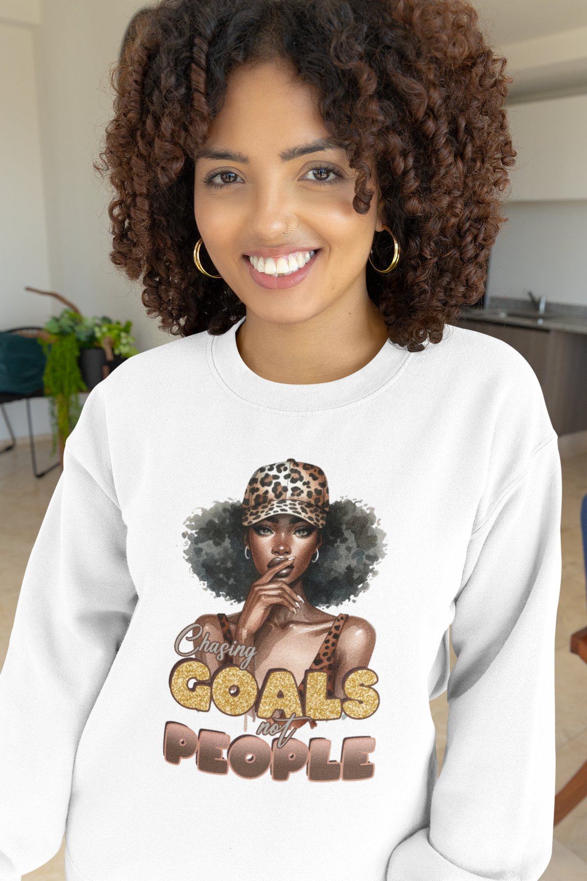 Chasing Goals Not People  Sweatshirt
