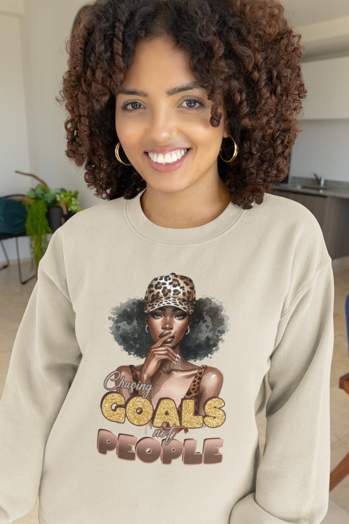Chasing Goals Not People  Sweatshirt