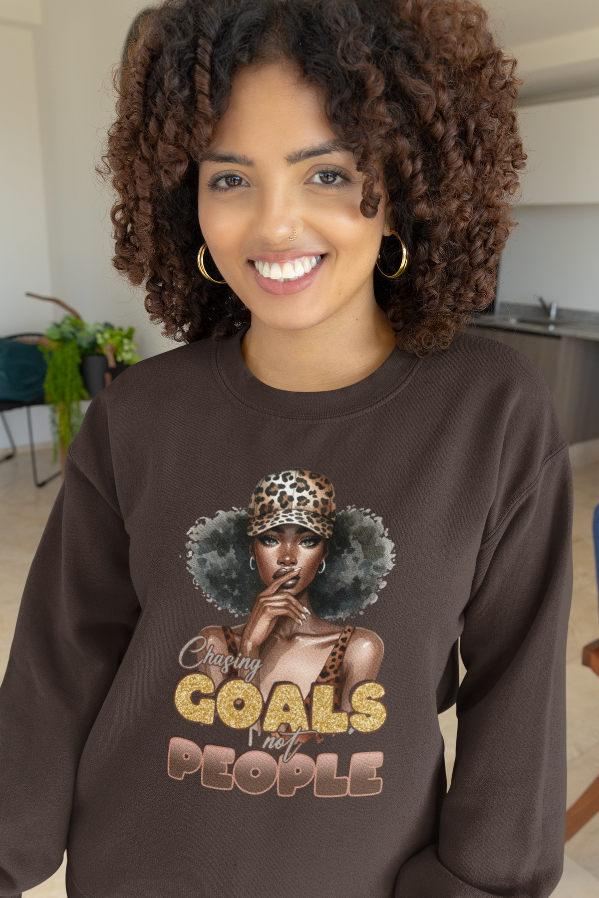 Chasing Goals Not People  Sweatshirt