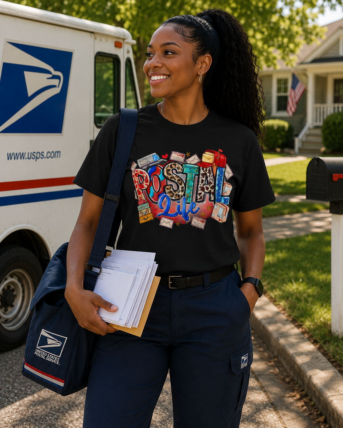 POSTAL Life – Comfort Colors® Graphic T-Shirt