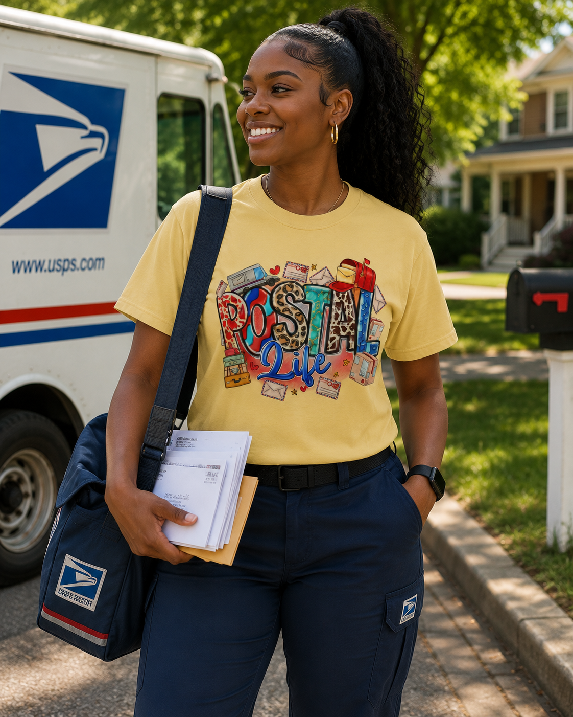 POSTAL Life – Comfort Colors® Graphic T-Shirt