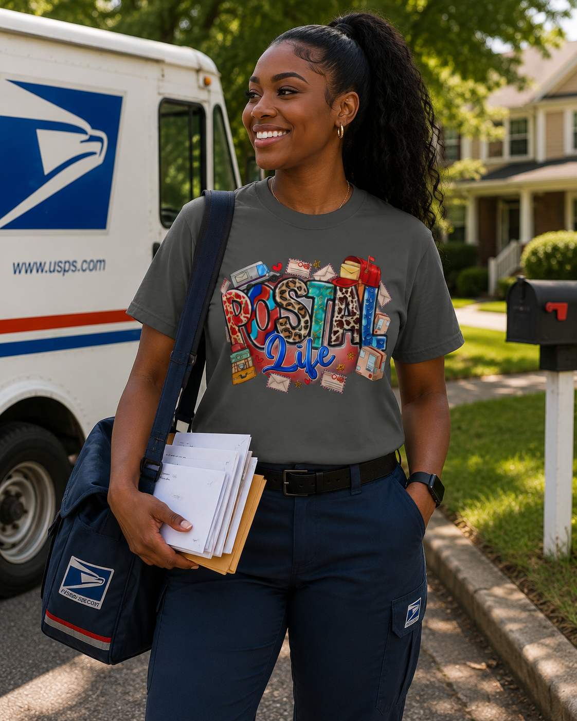 POSTAL Life – Comfort Colors® Graphic T-Shirt