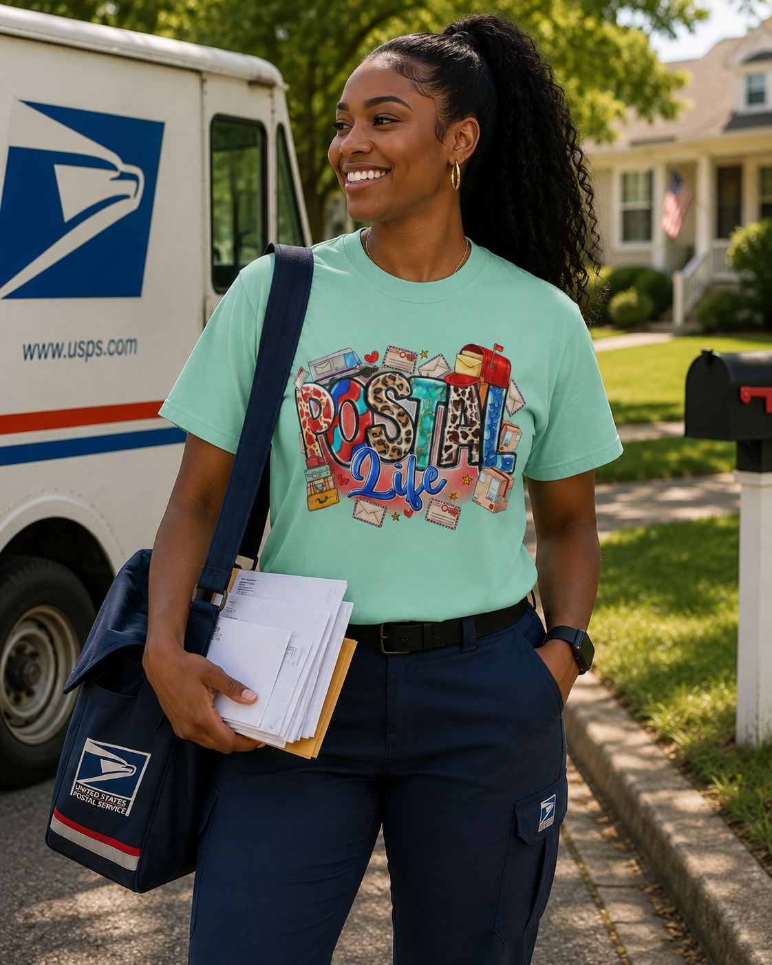 POSTAL Life – Comfort Colors® Graphic T-Shirt