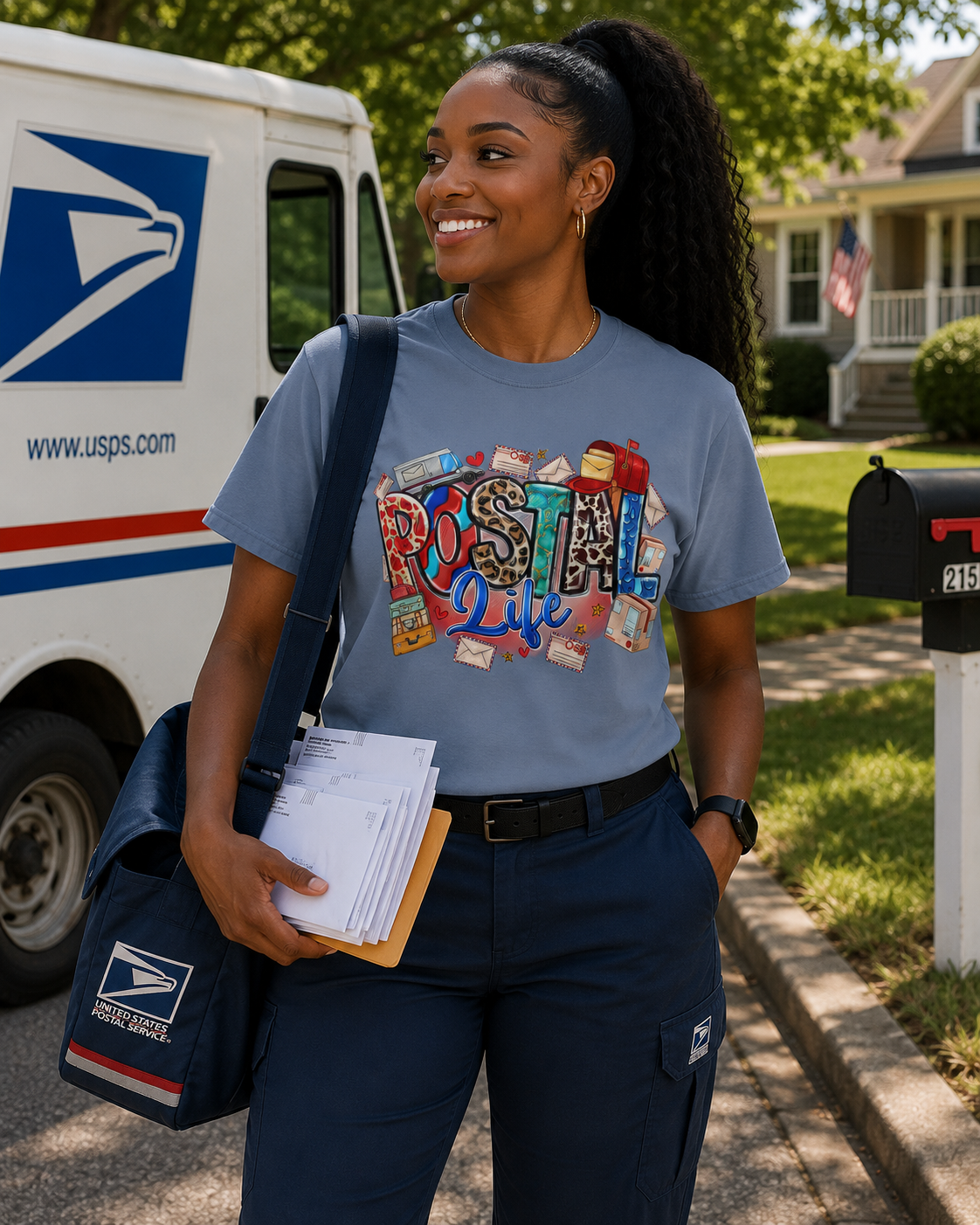 POSTAL Life – Comfort Colors® Graphic T-Shirt