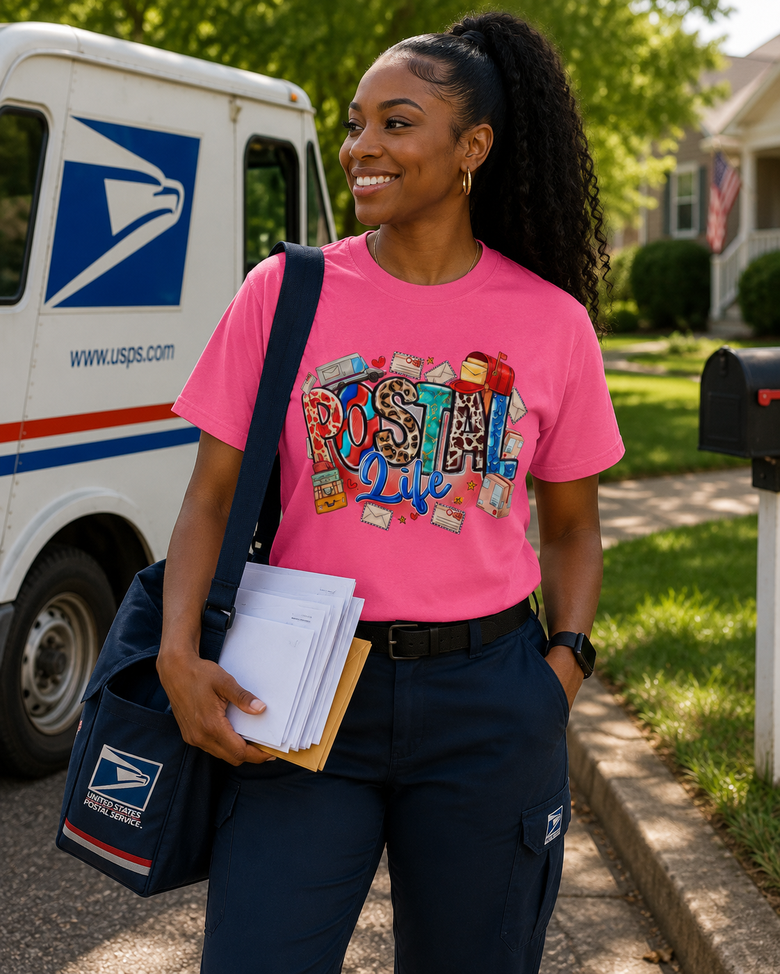 POSTAL Life – Comfort Colors® Graphic T-Shirt