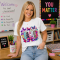 Teacher Graphic Tee | Comfort Colors® Teacher Shirt | Cute Back to School Teacher Gift