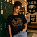 Senior 2027 Comfort Colors® T-Shirt – Leopard Bow Graphic