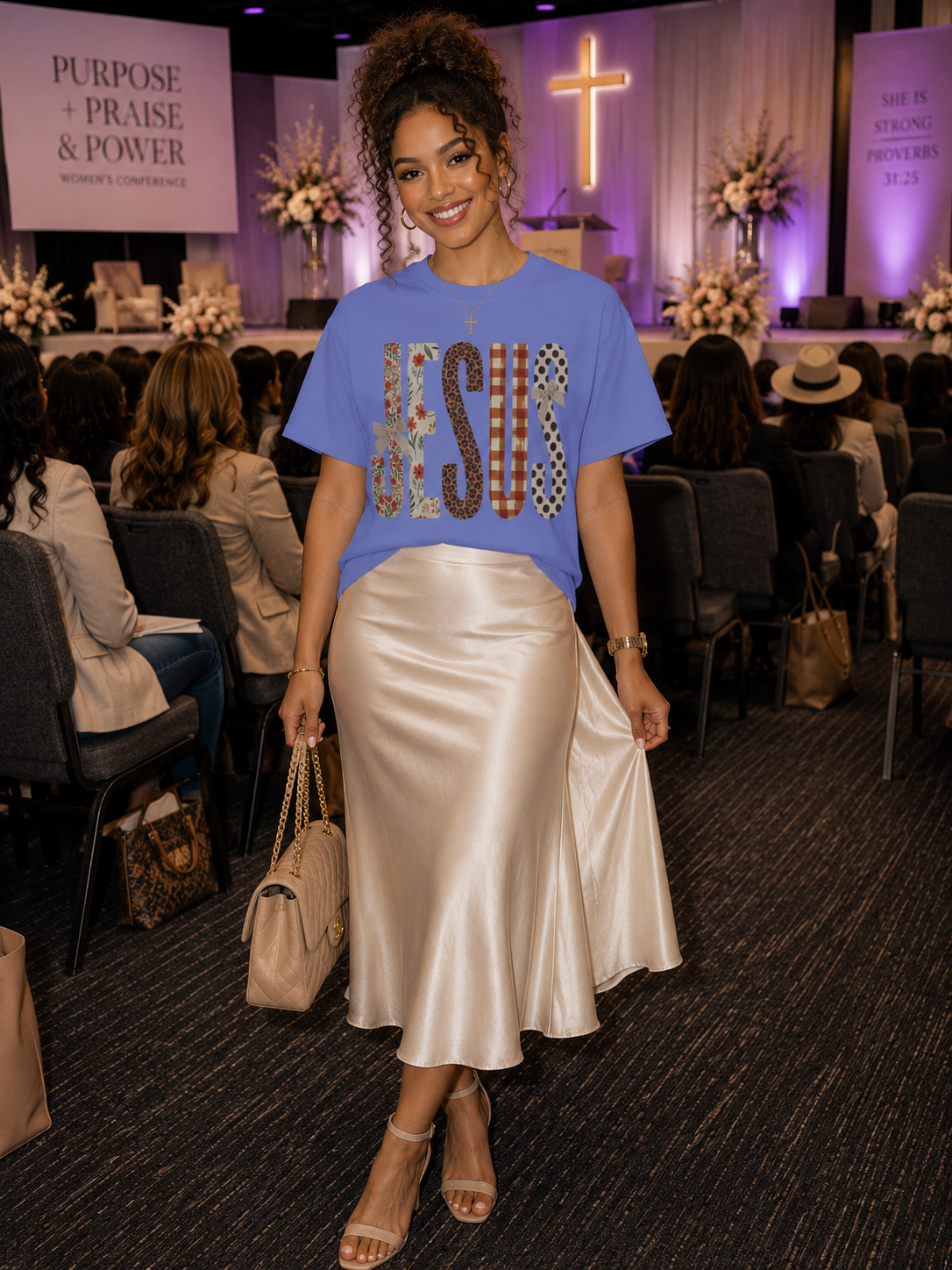Comfort Colors® "JESUS" Graphic T-Shirt – Product Description