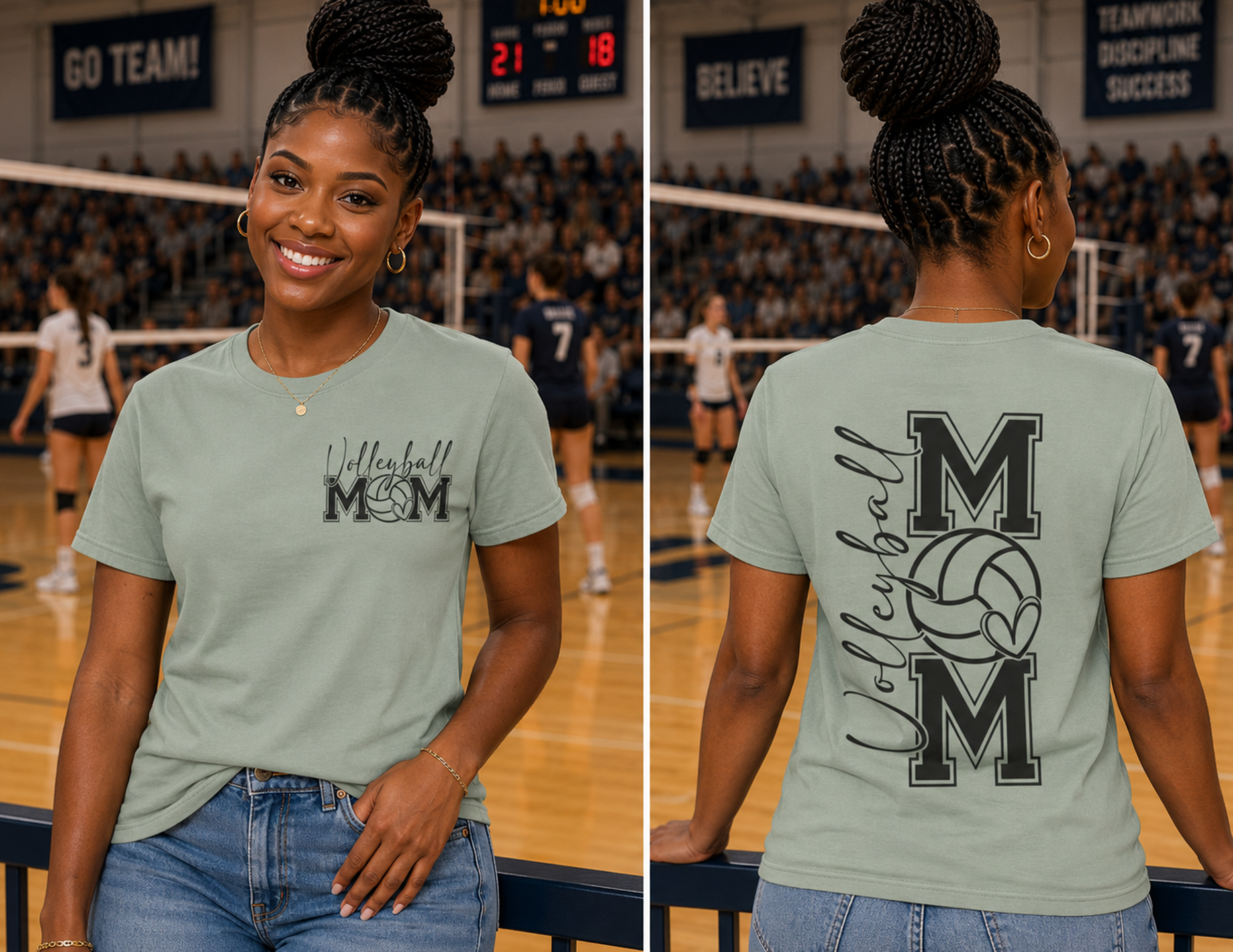 Volleyball Mom Comfort Colors® T-Shirt