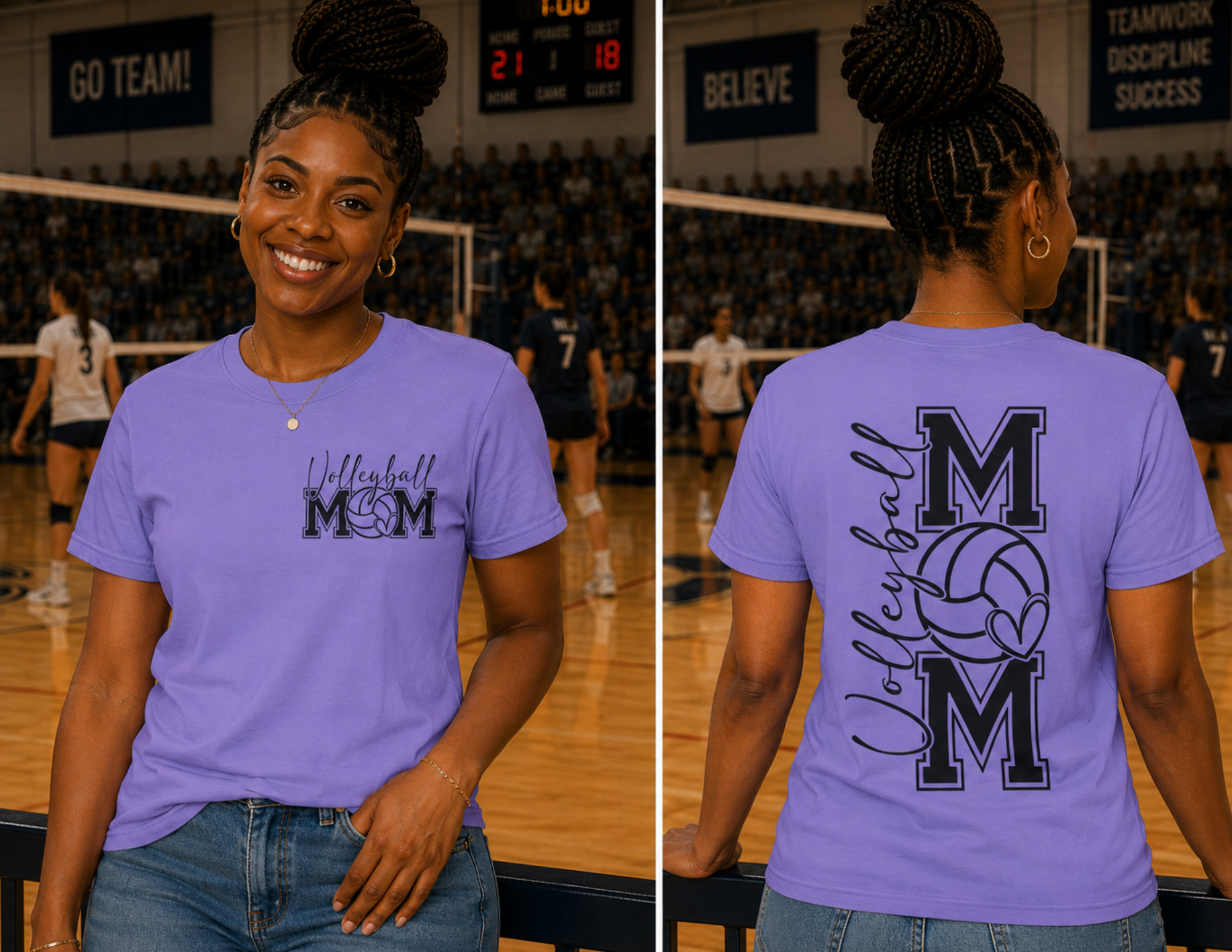 Volleyball Mom Comfort Colors® T-Shirt