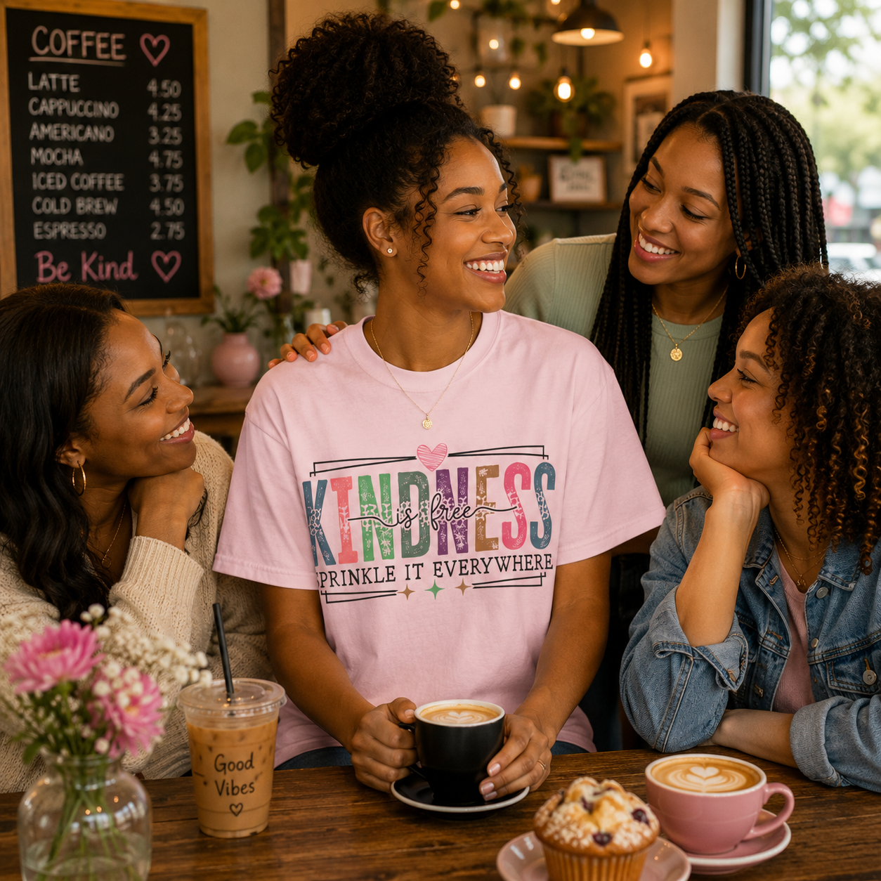 Kindness Is Free – Comfort Colors® Graphic T-Shirt