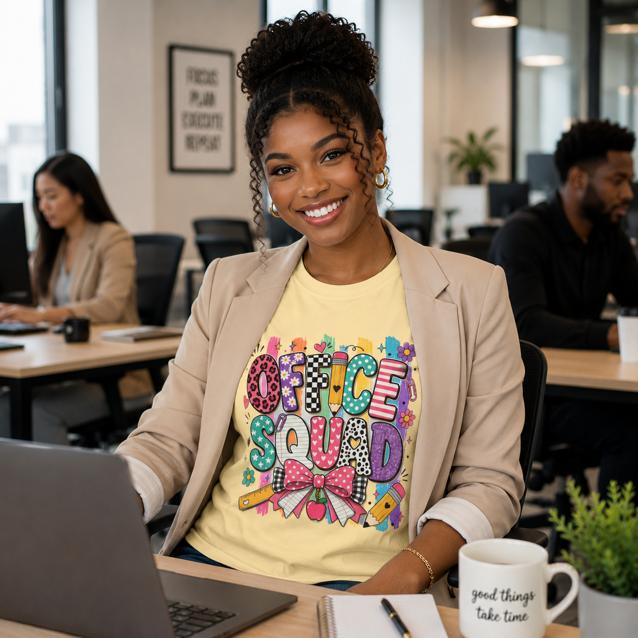 Office Squad Comfort Colors® T-Shirt – Fun, Colorful & Workplace Ready