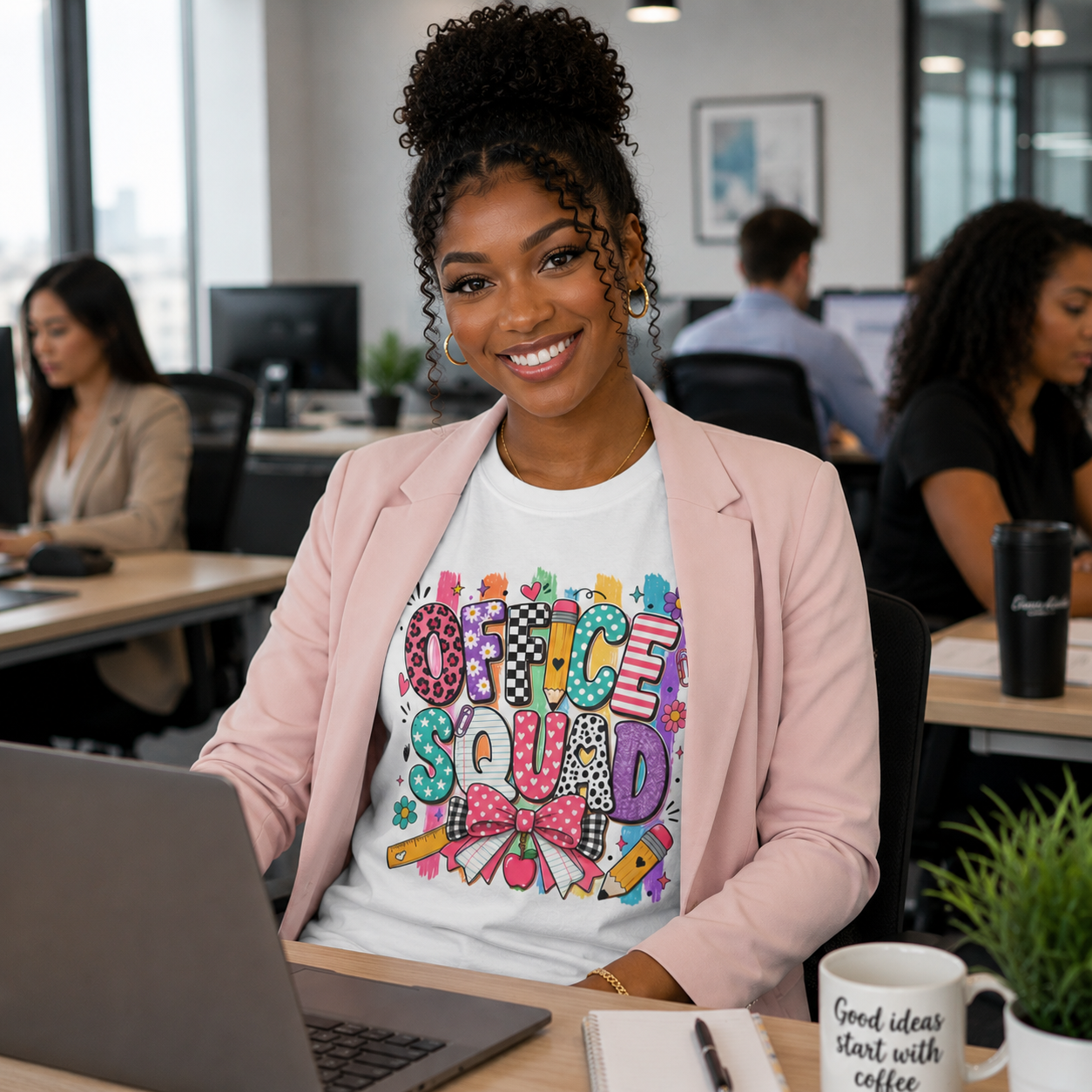 Office Squad Comfort Colors® T-Shirt – Fun, Colorful & Workplace Ready