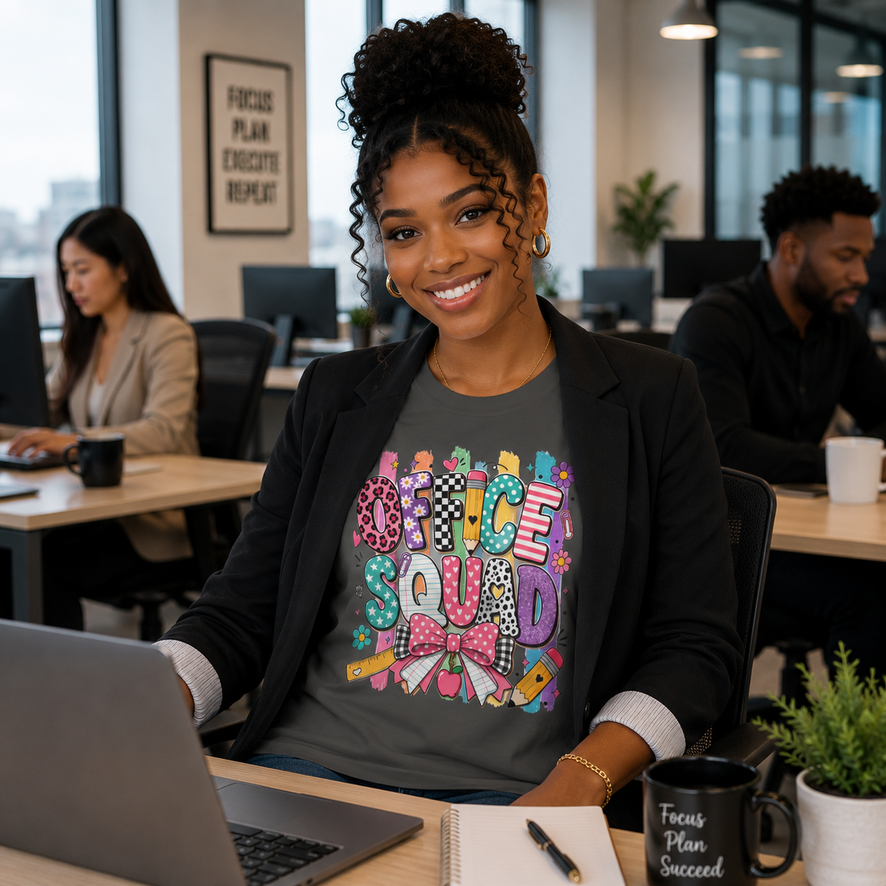 Office Squad Comfort Colors® T-Shirt – Fun, Colorful & Workplace Ready