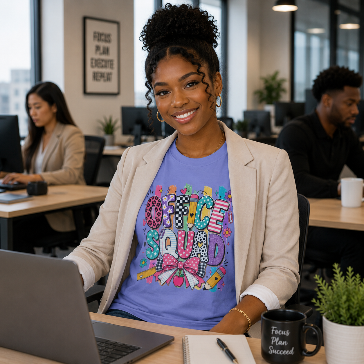 Office Squad Comfort Colors® T-Shirt – Fun, Colorful & Workplace Ready