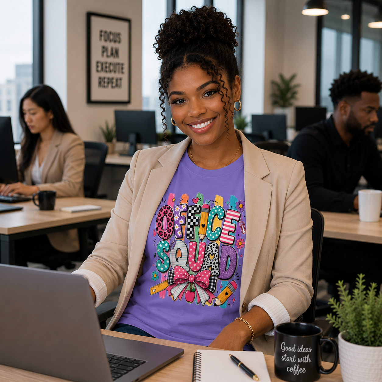Office Squad Comfort Colors® T-Shirt – Fun, Colorful & Workplace Ready