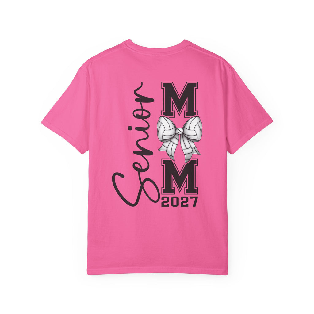 Front and Back Senior Mom 2027 T-Shirt