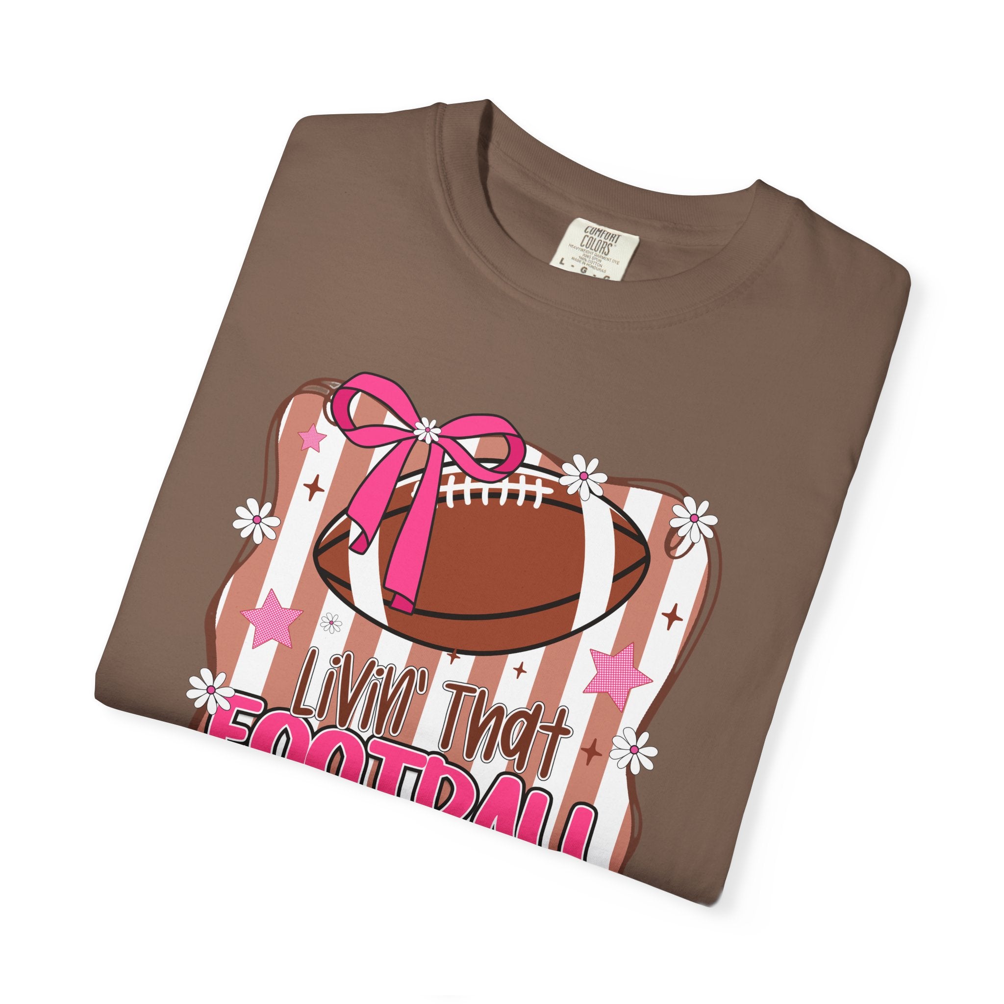 I Live That Football Mom Life Graphic Tee