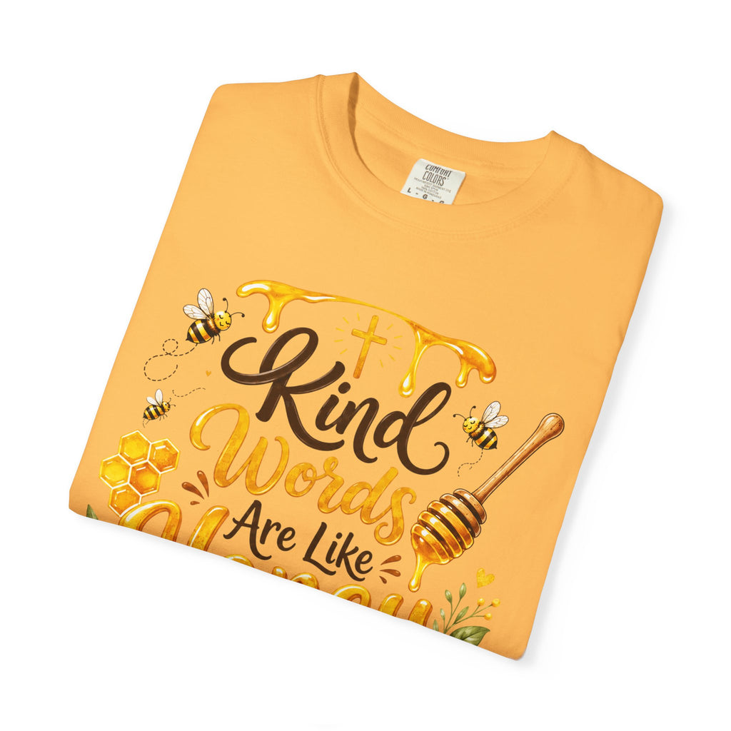 "Kind Words Are Like Honey" Floral Christian Graphic Tee