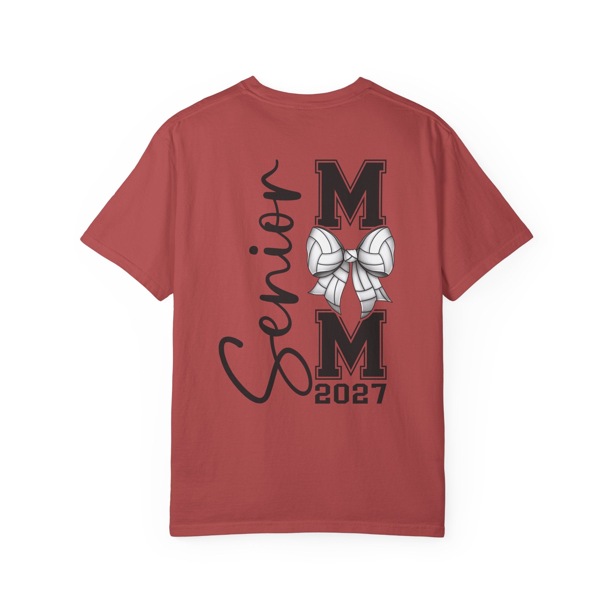 Front and Back Senior Mom 2027 T-Shirt