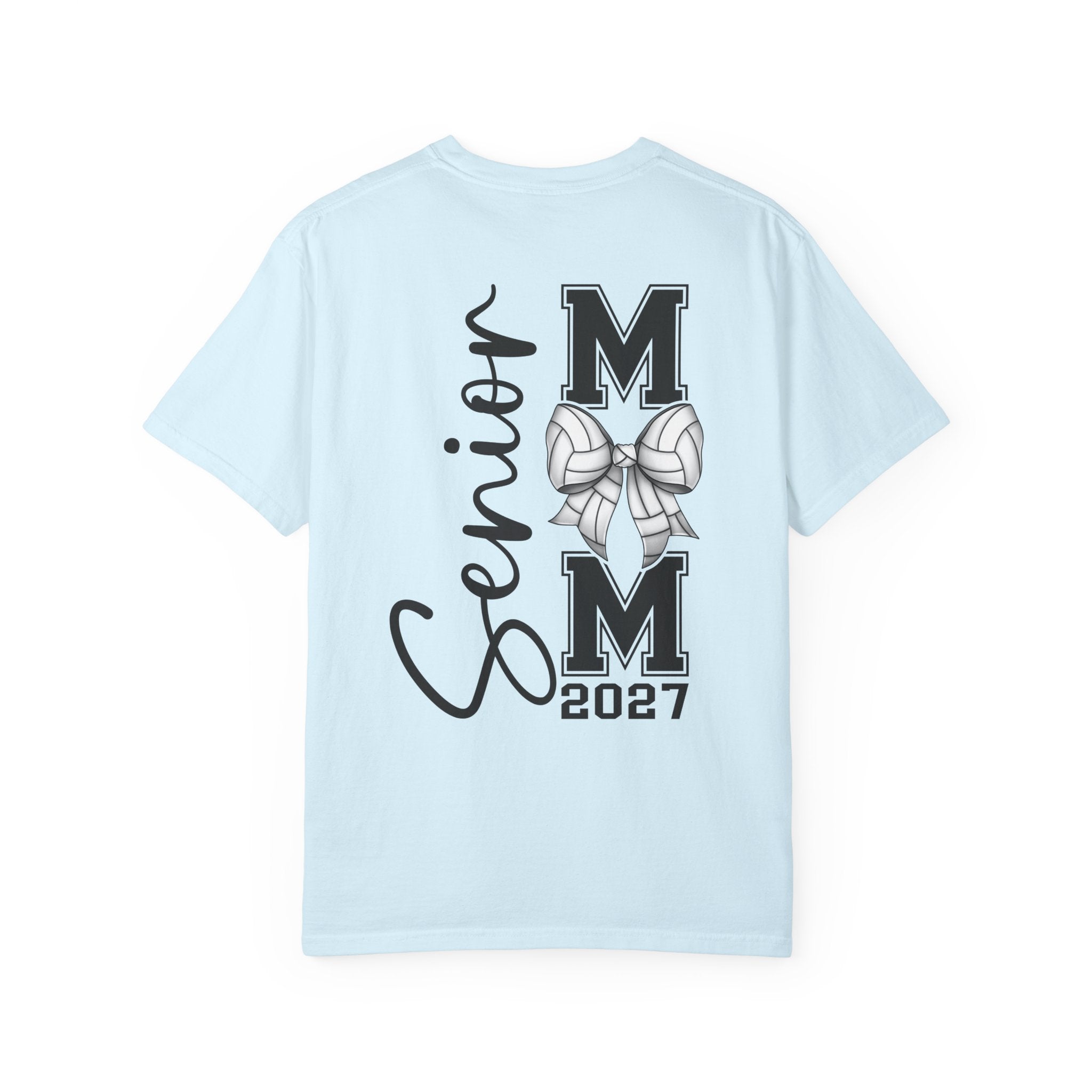 Front and Back Senior Mom 2027 T-Shirt