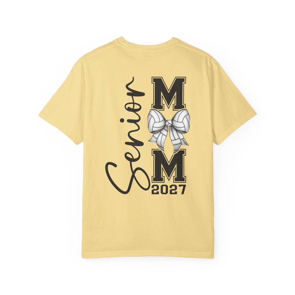 Front and Back Senior Mom 2027 T-Shirt