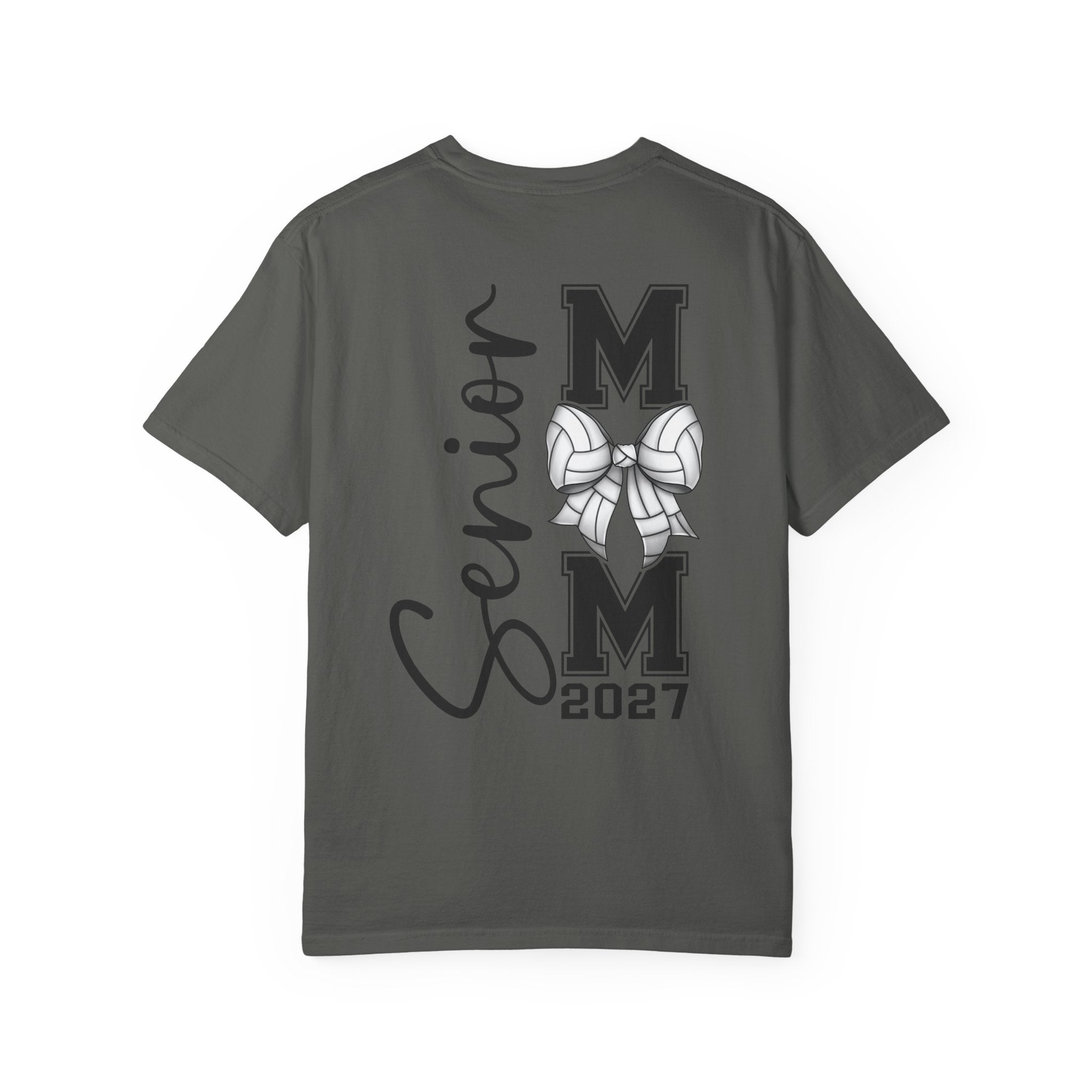 Front and Back Senior Mom 2027 T-Shirt