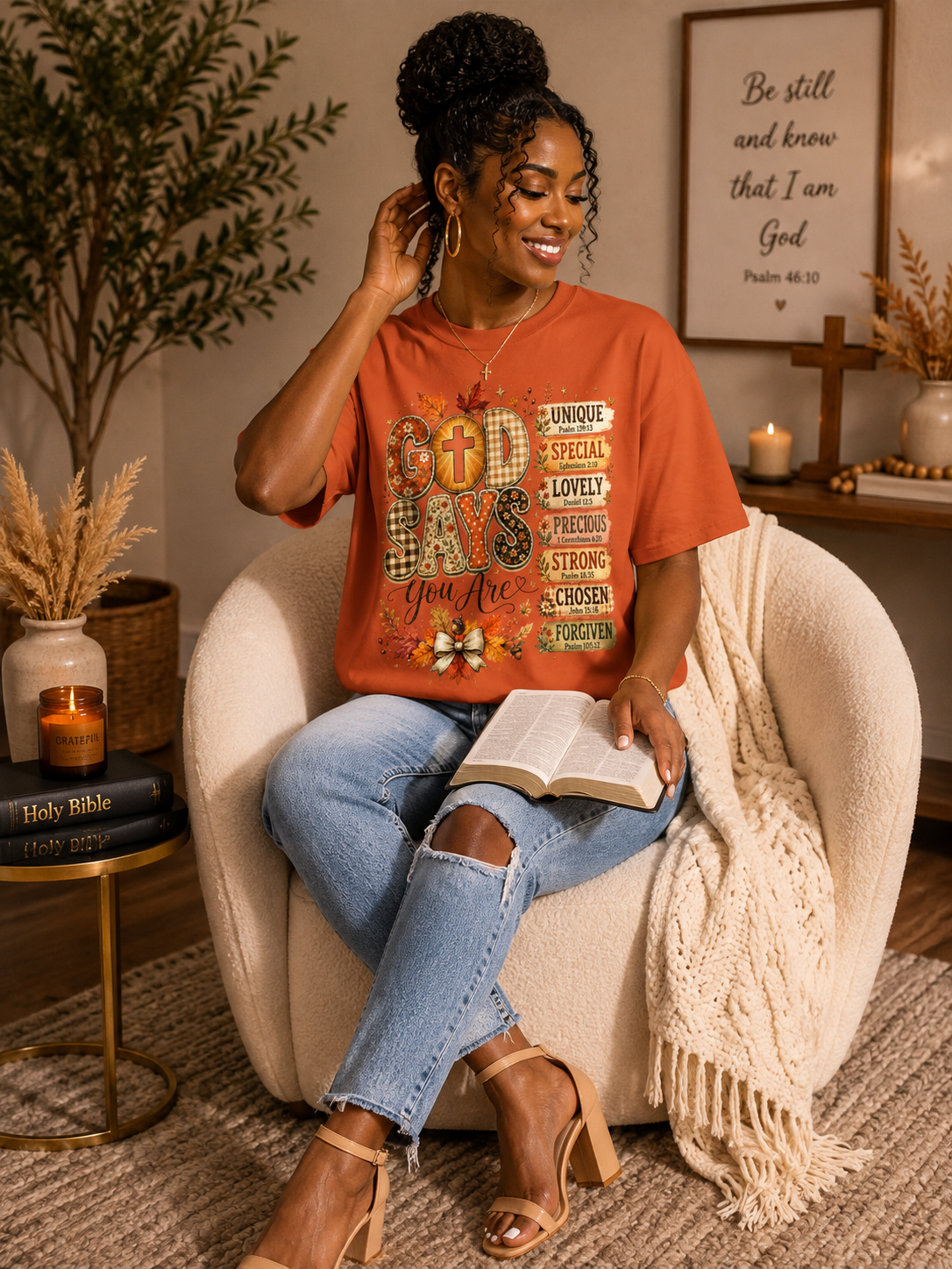 God Says You Are – Fall Faith Comfort Colors® Shirt