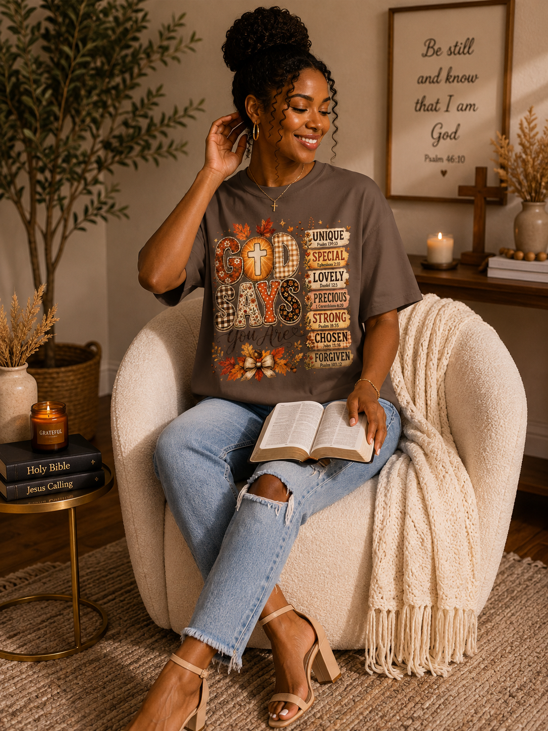 God Says You Are – Fall Faith Comfort Colors® Shirt