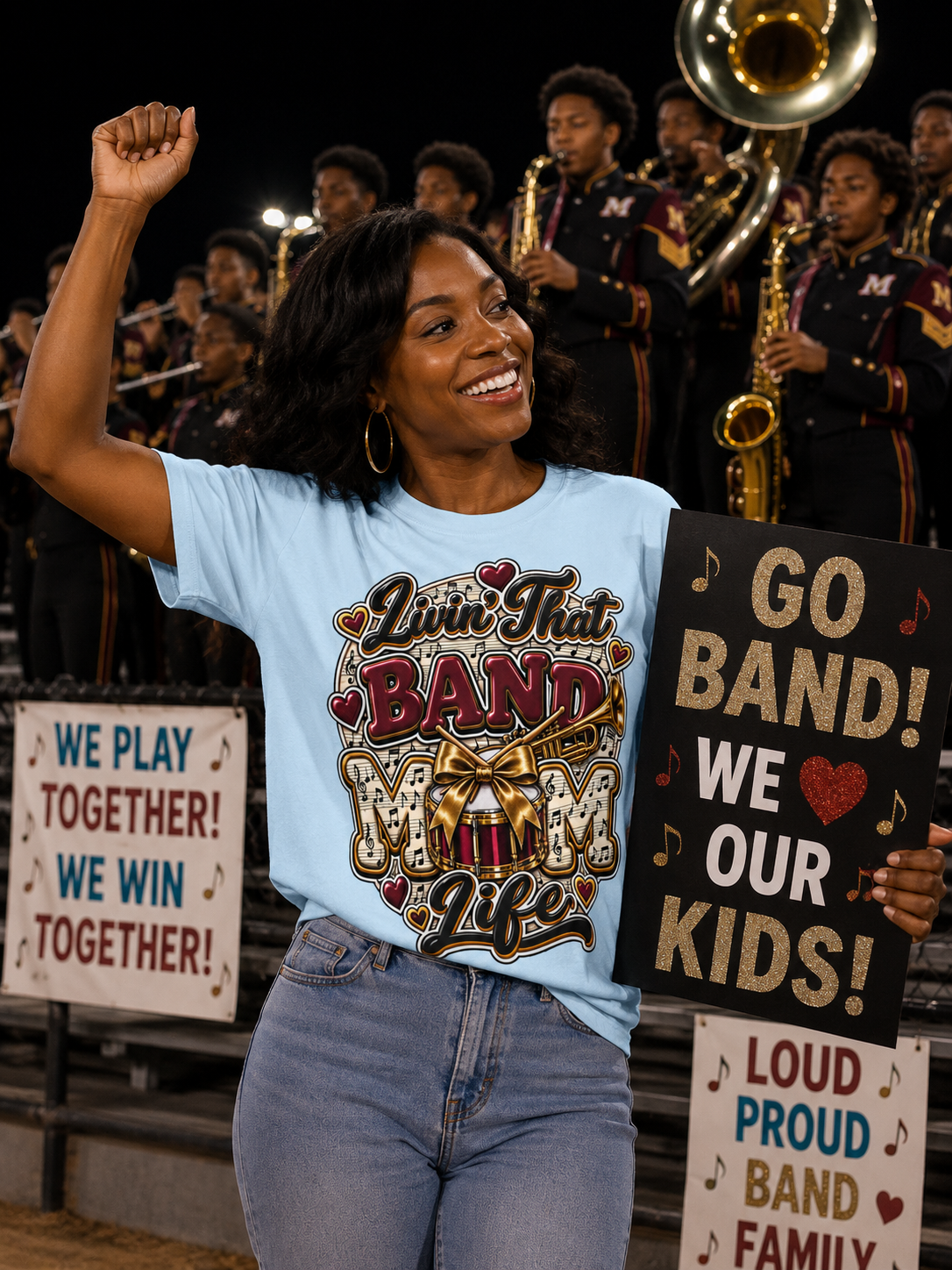 🎺 Livin’ That Band Mom Life Comfort Colors® T-Shirt