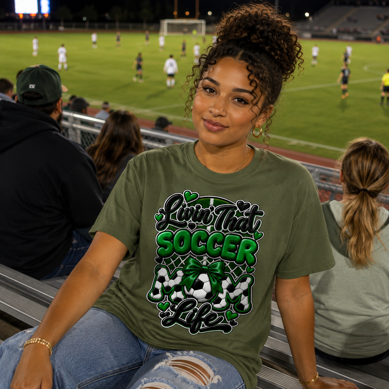 ⚽ Livin’ That Soccer Mom Life Comfort Colors® Tee 💚