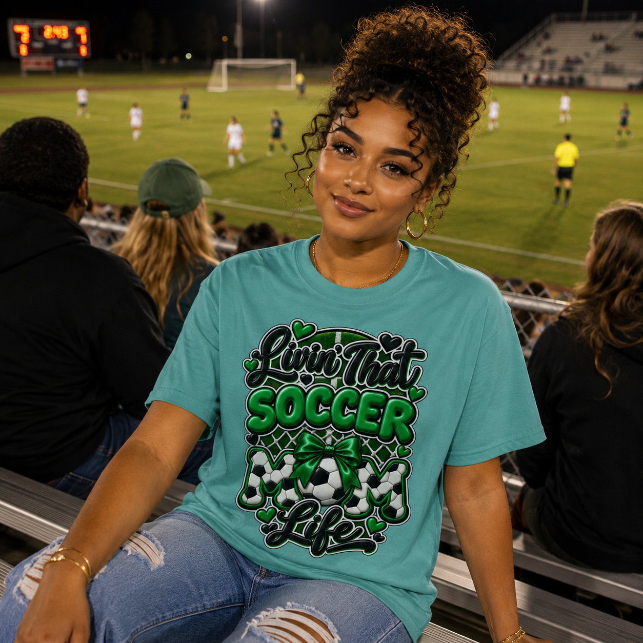 ⚽ Livin’ That Soccer Mom Life Comfort Colors® Tee 💚