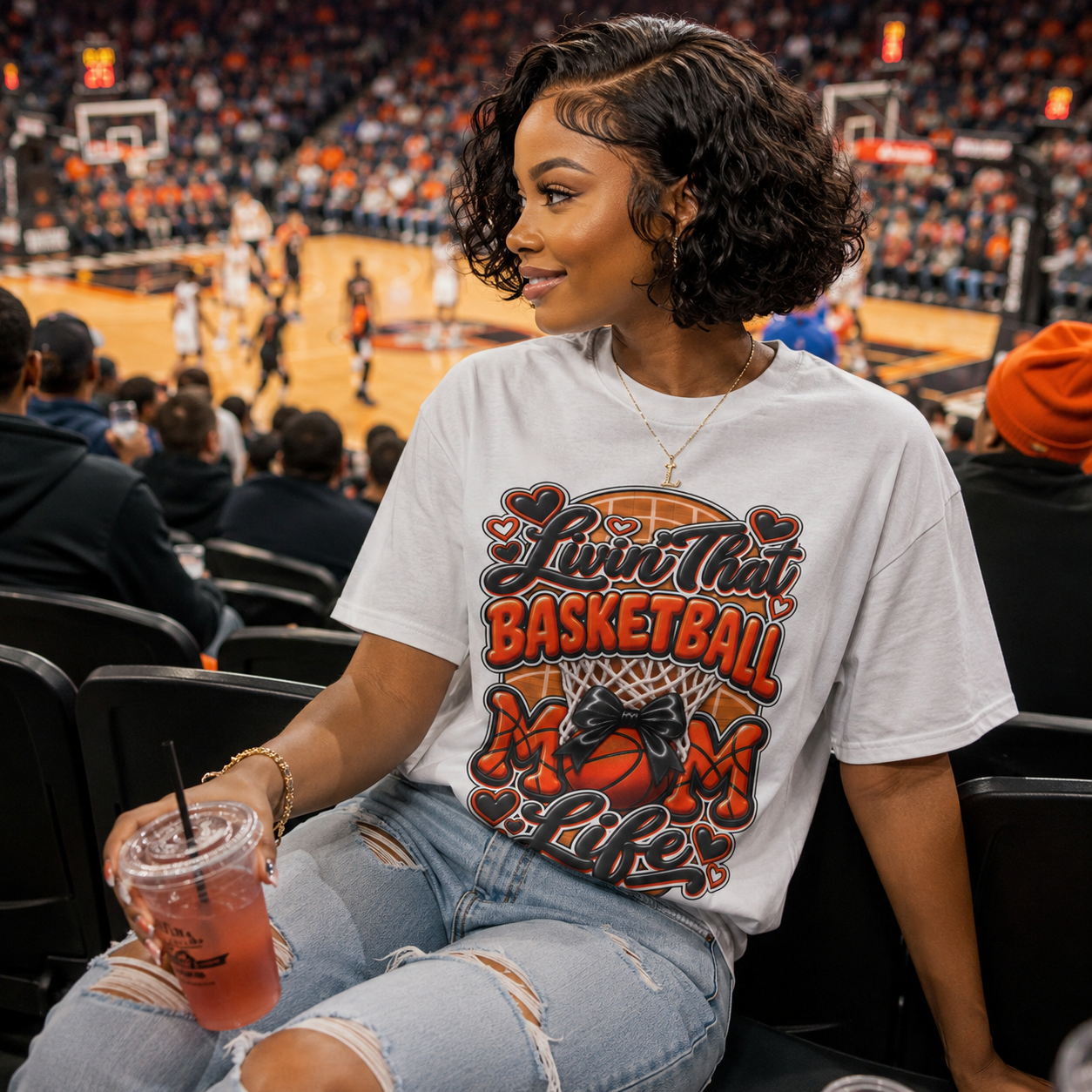 🏀 Livin’ That Basketball Mom Life Comfort Colors® Tee 🏀