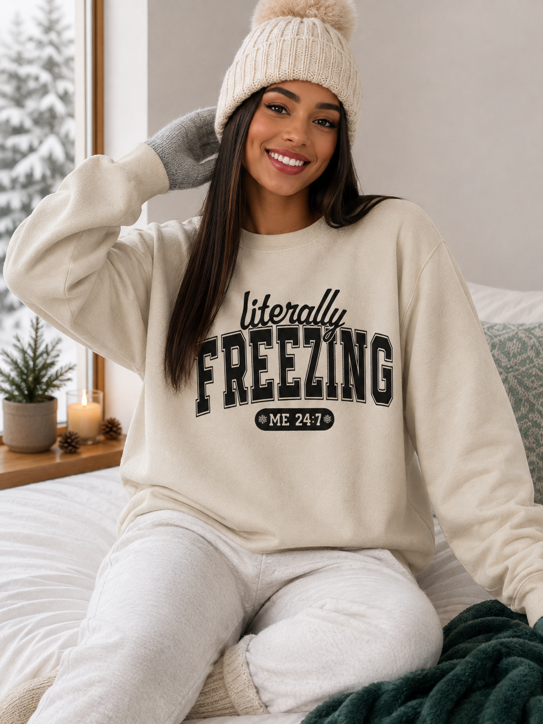 Literally Freezing Crewneck Sweatshirt