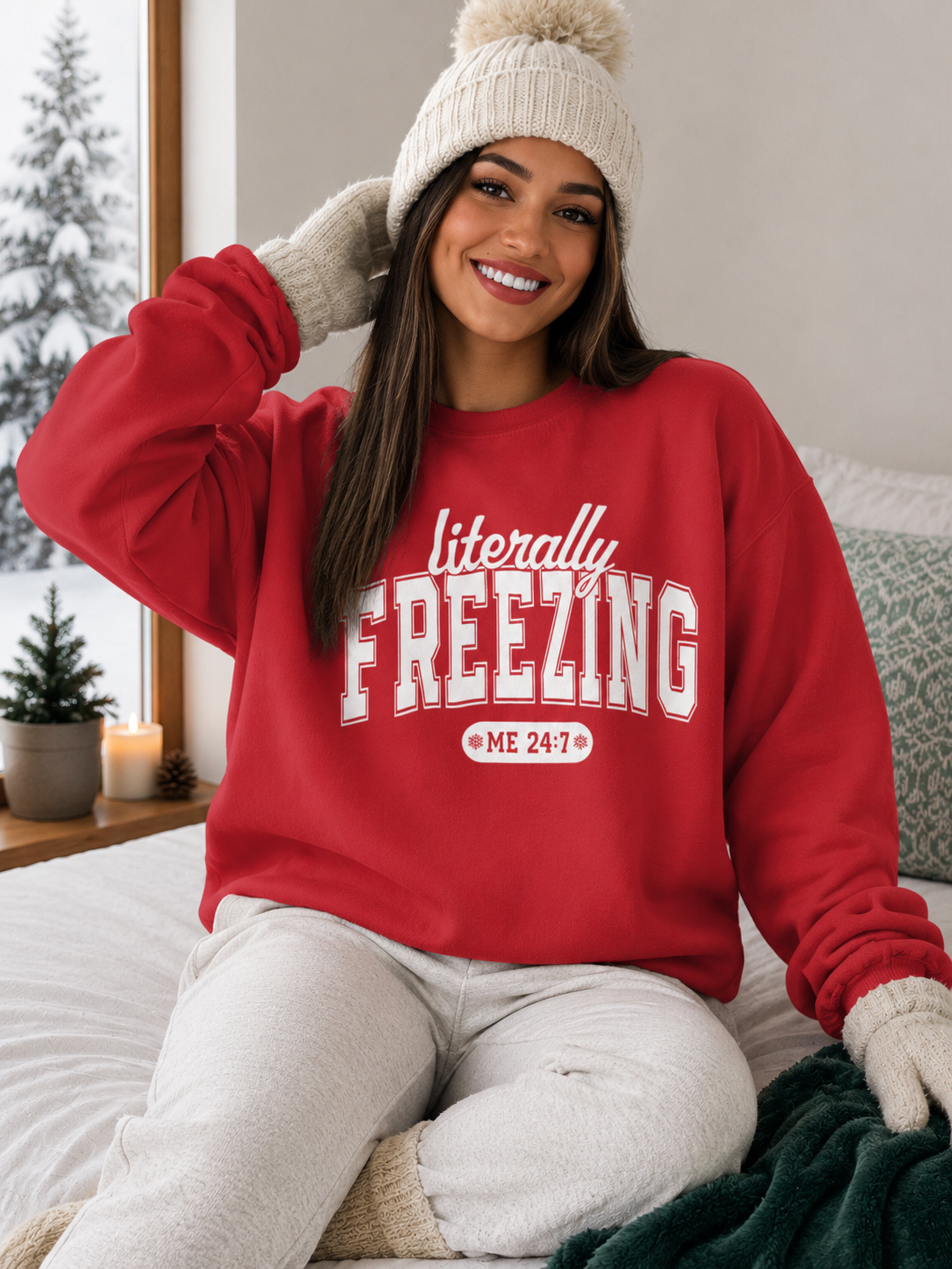 Literally Freezing Crewneck Sweatshirt