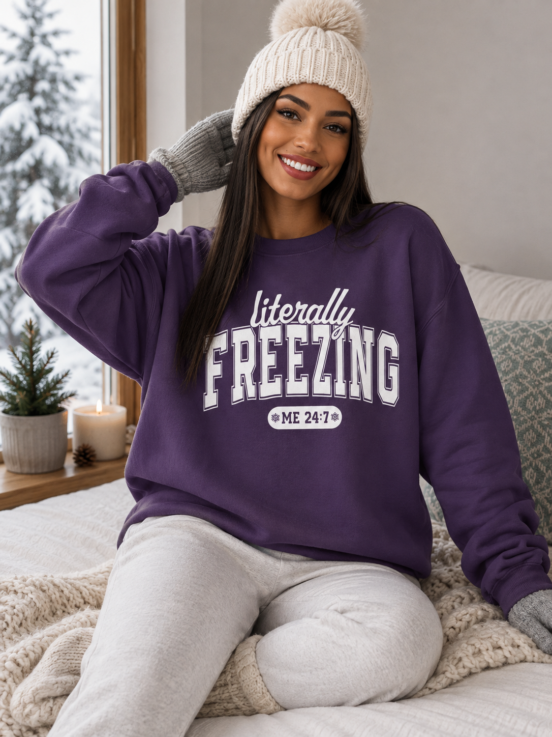 Literally Freezing Crewneck Sweatshirt