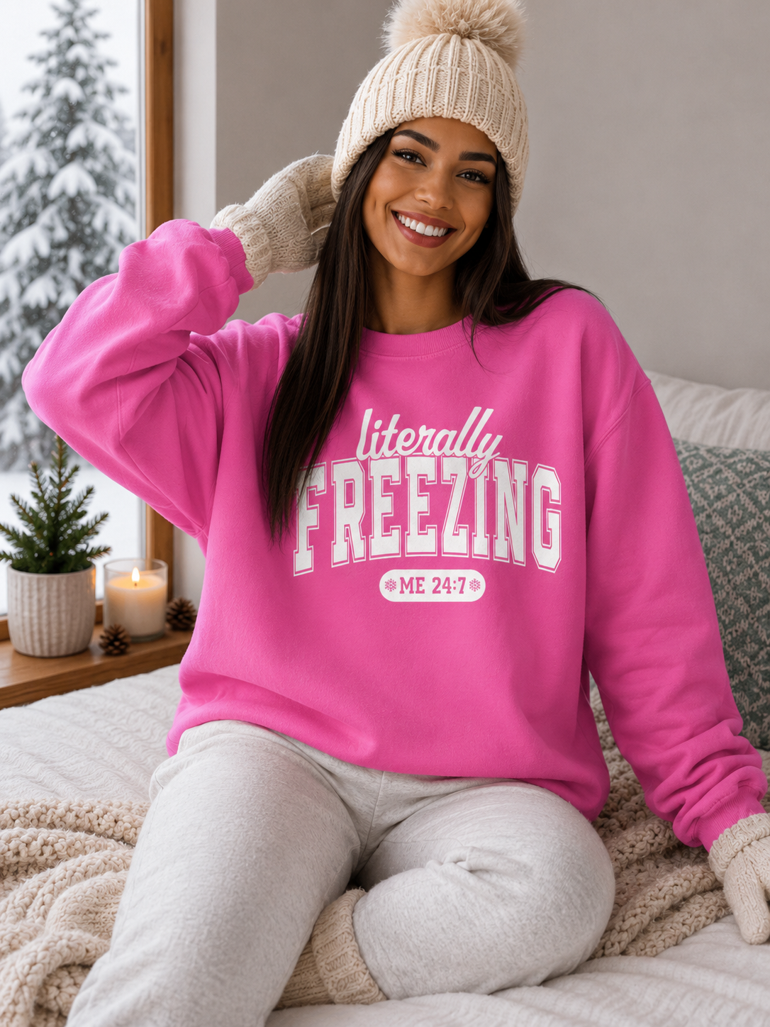 Literally Freezing Crewneck Sweatshirt