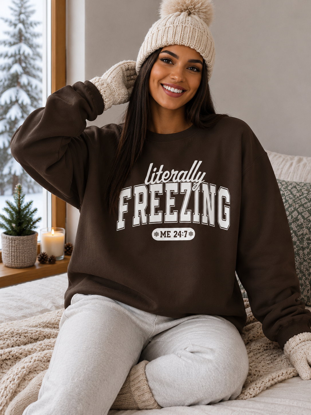 Literally Freezing Crewneck Sweatshirt