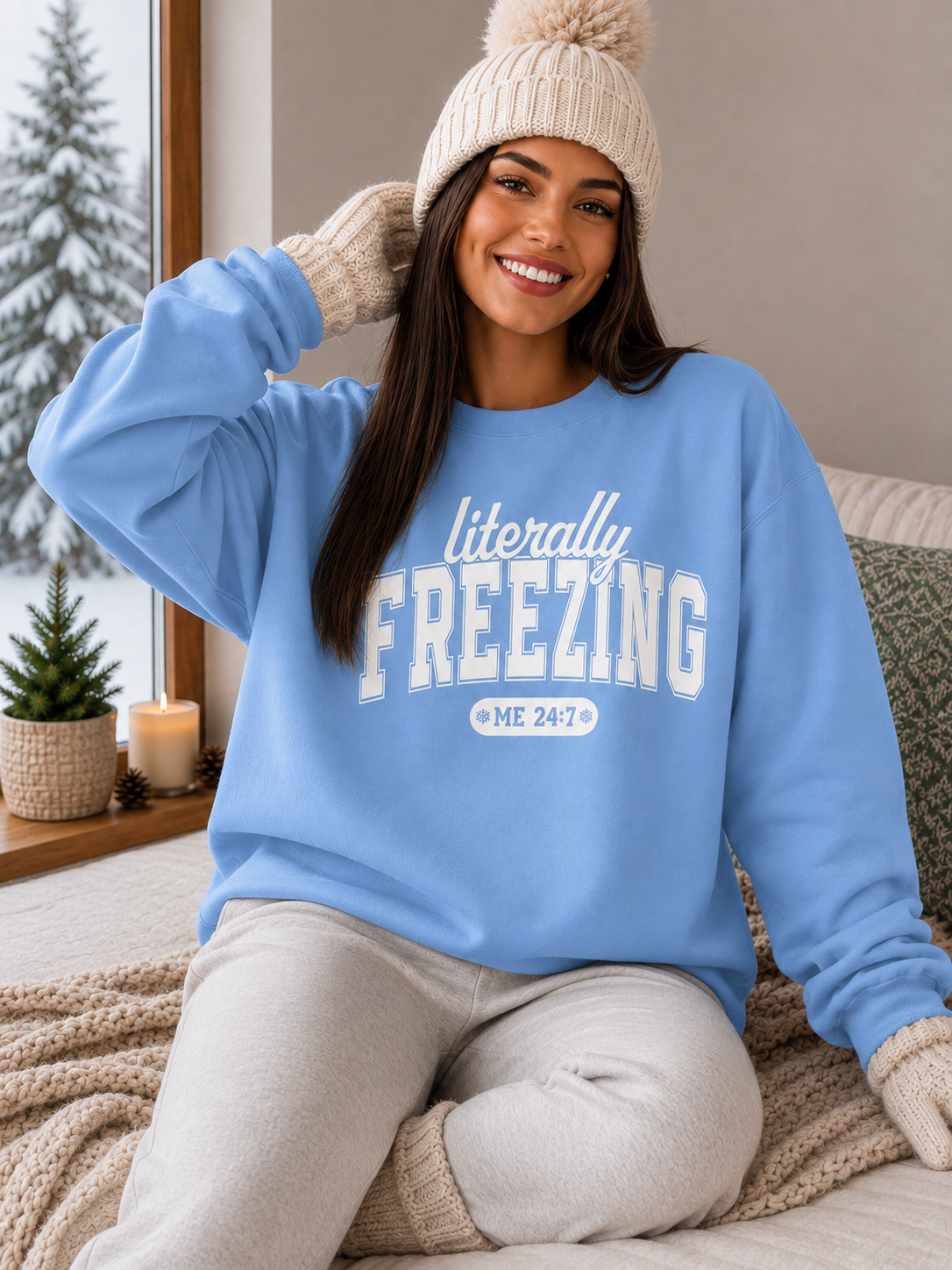 Literally Freezing Crewneck Sweatshirt